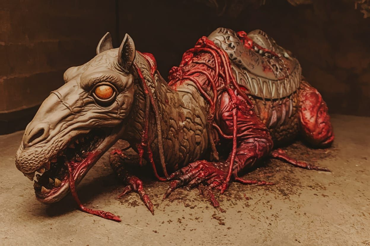 Cursed Undead Zombie Camel