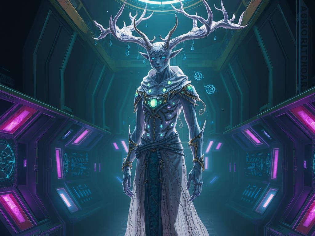 Thalvenari Soul-Fragment Pilot Concept Art