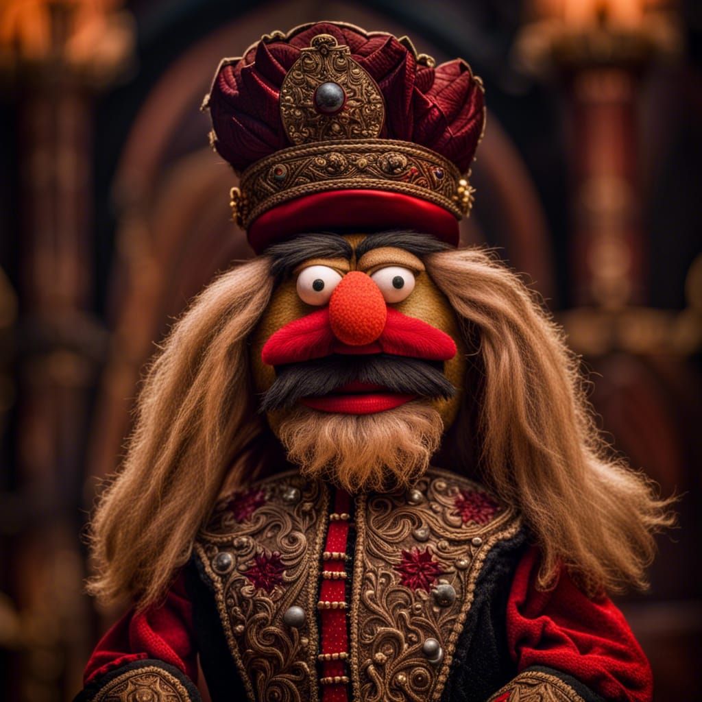 Vlad The Impaler as a muppet puppet