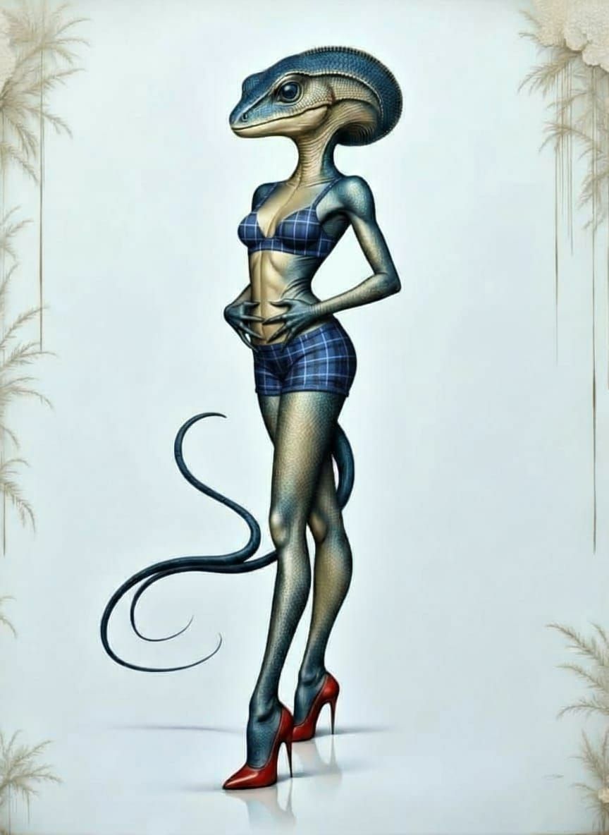 I just love my red stilettos!