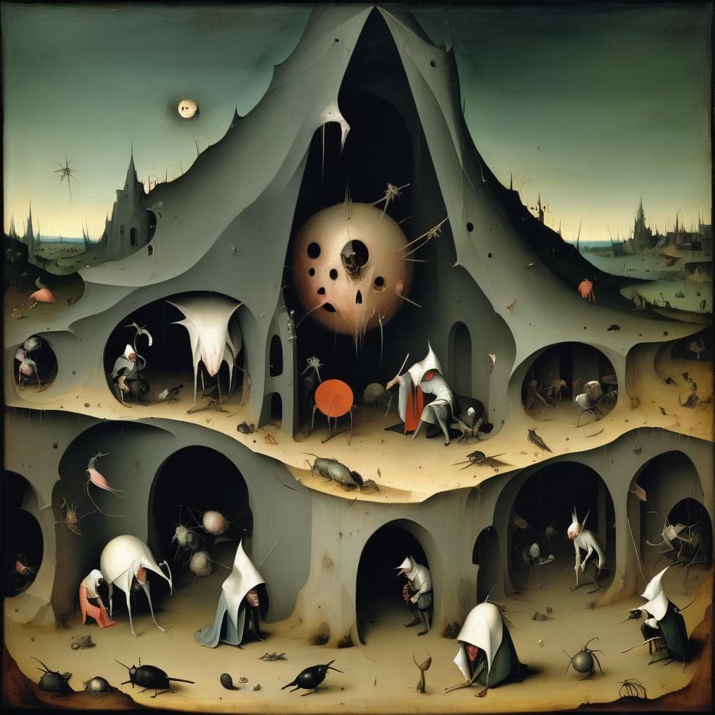 Grimdark Scene Inspired by Bosch