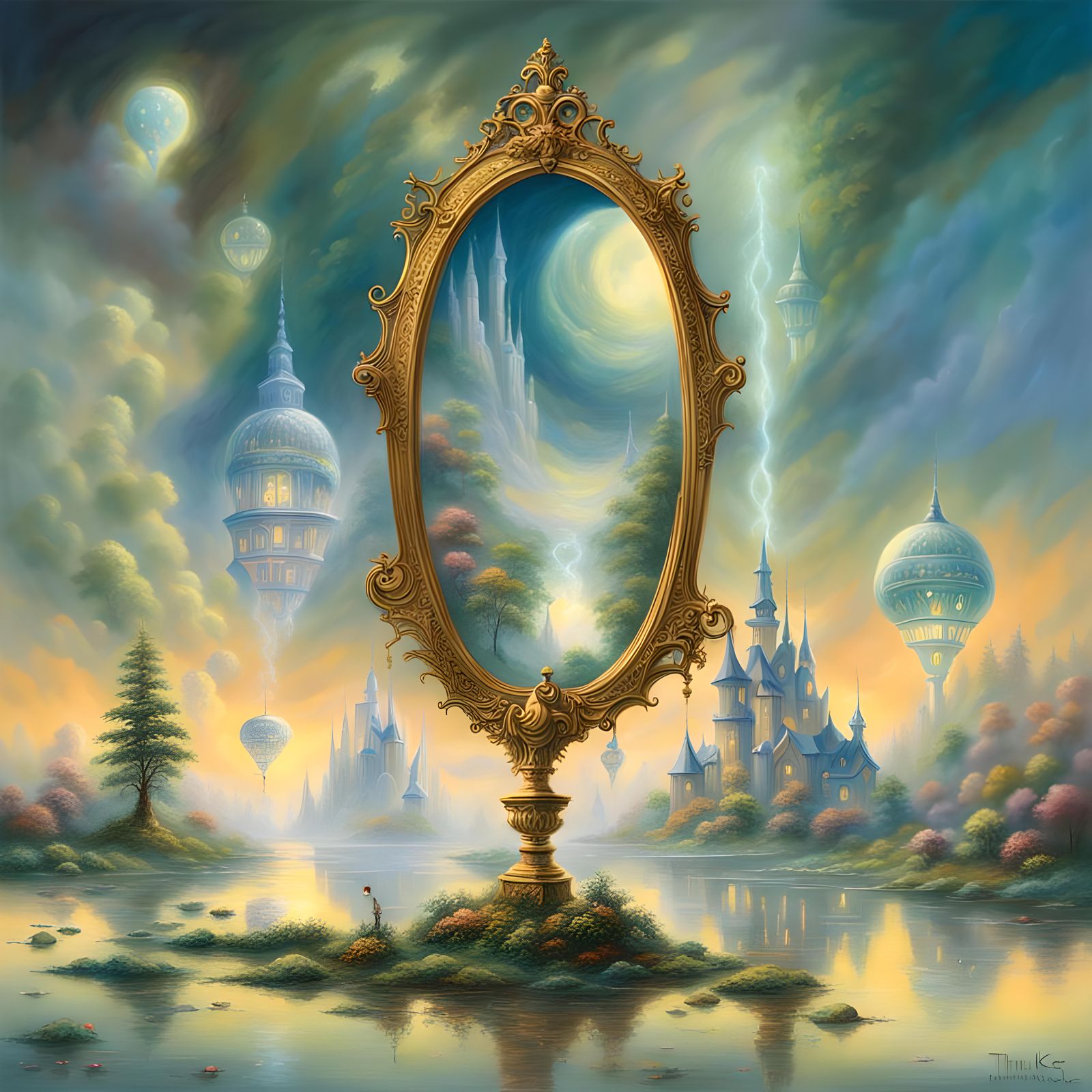 Ethereal Mirror Reflects Exponential Entropy