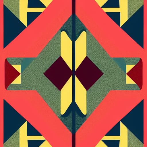 Abstract Arrows in Pop Art Style