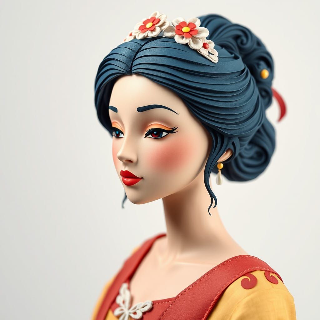 Luminous Lady of Paper Craft