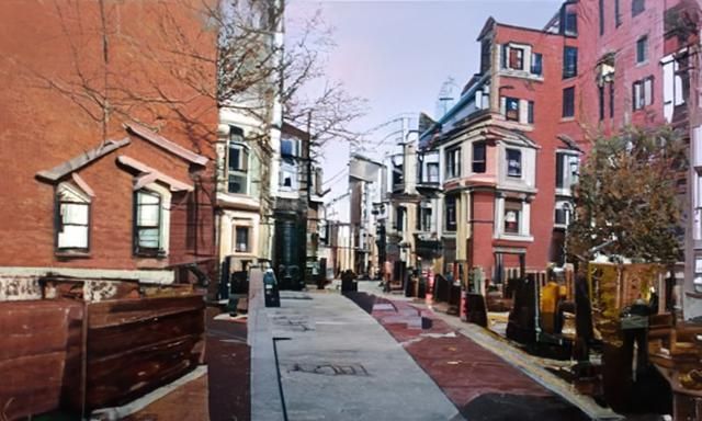 Copper streets and granite row houses