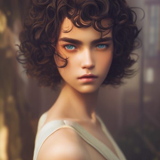 Anime Wizard Portrait in Studio Ghibli Style