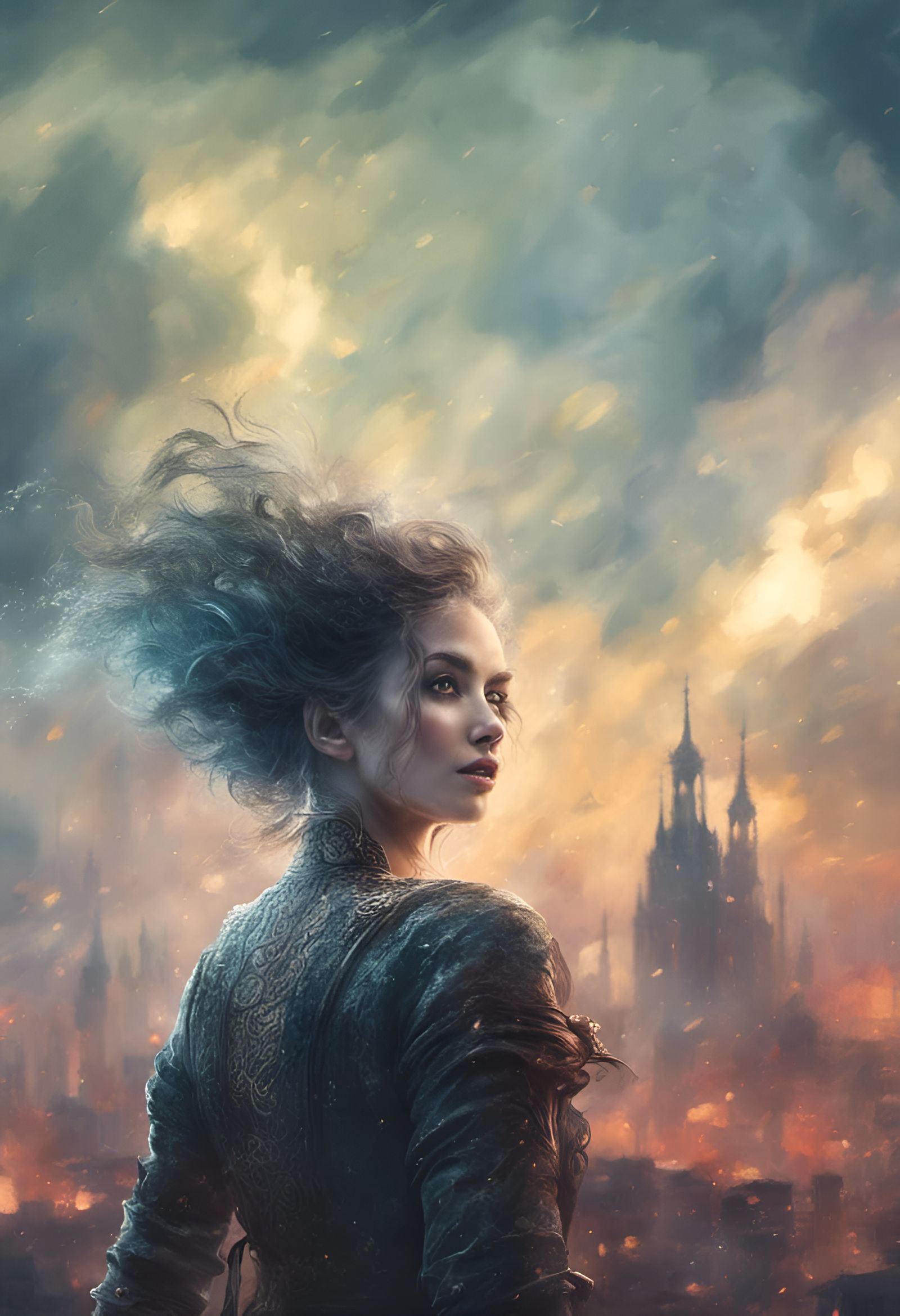 Extravagantly Dystopian Hairstyle