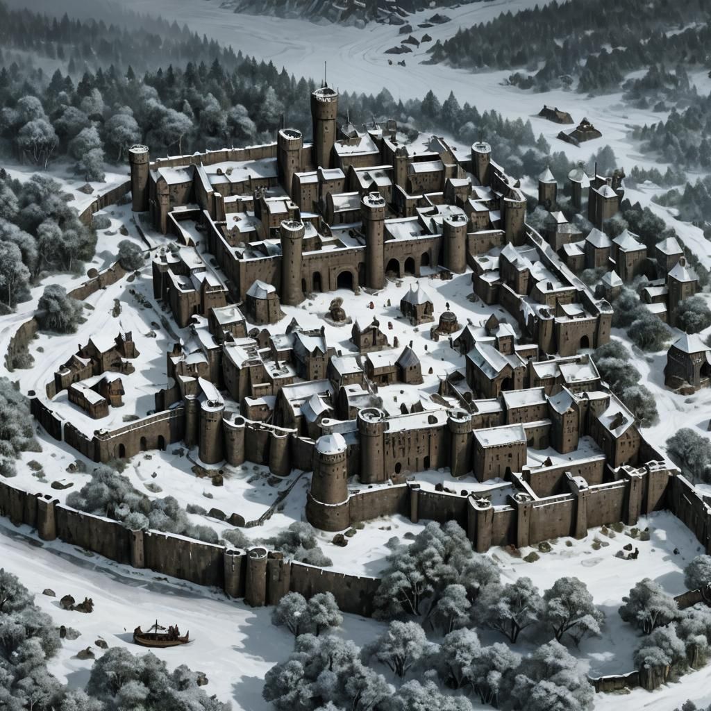 Winterfell Digital Rendering