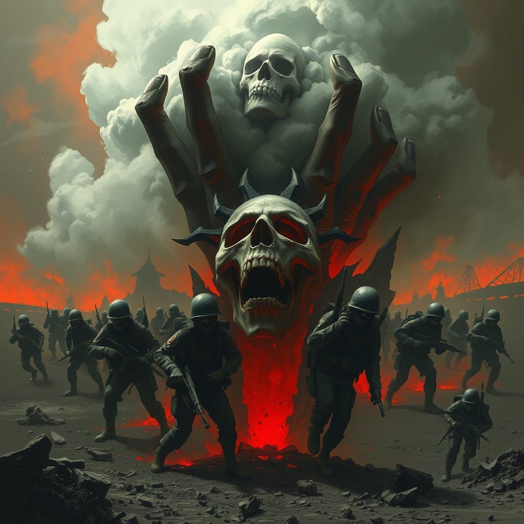 War-Torn Apocalypse in a Cyberpunk Hellscape