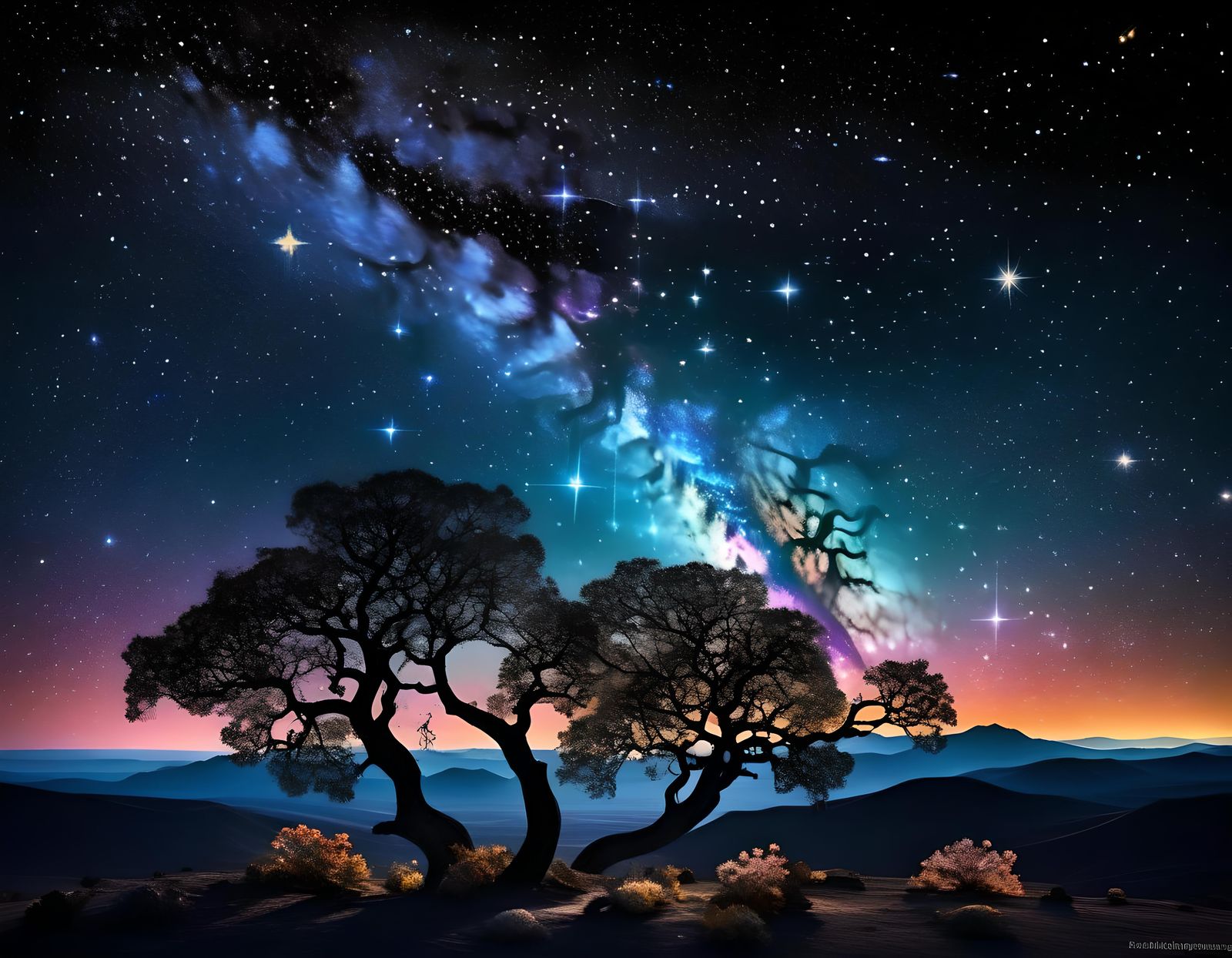 Dazzling Stars in Swirling Galaxy