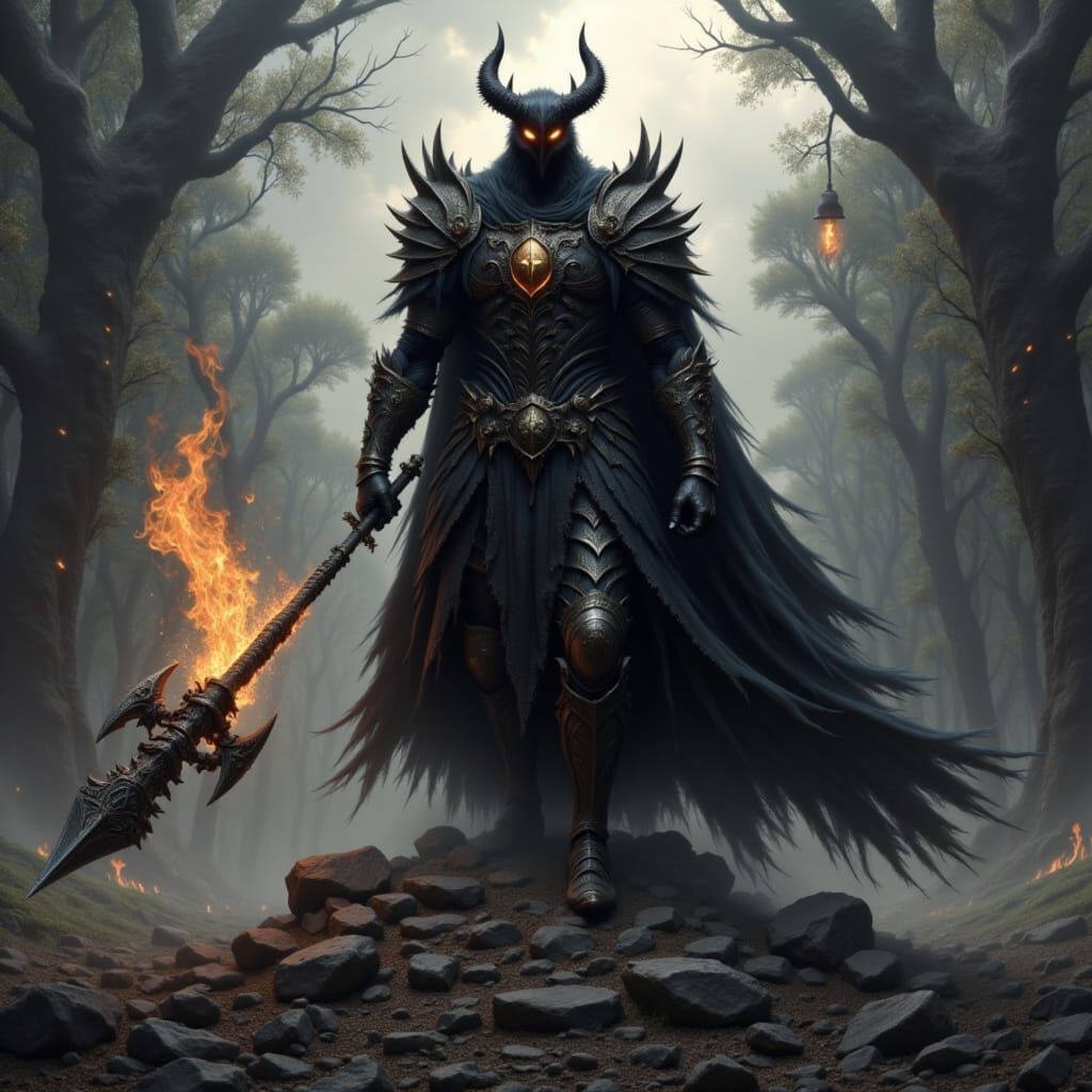 Grimdark Deity in Shadow