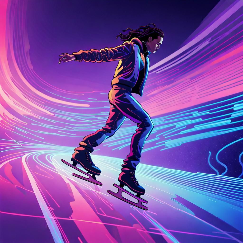 Sound Skater on Vibrant Waves in Dynamic HD