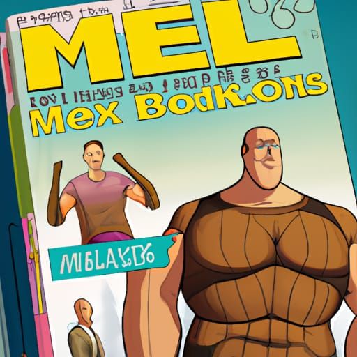 Comic Book Cover: Mel's Weight Loss Journey
