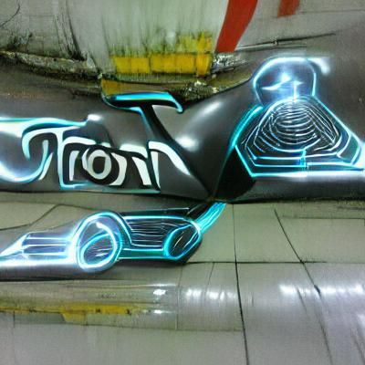 Abstract TRON Digital Landscape