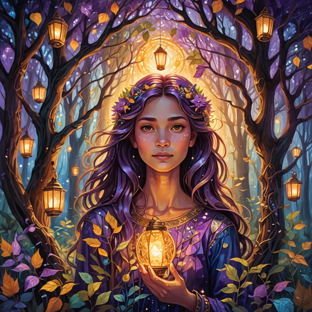 Enchanted Forest Home: Astral Mother and Daughter