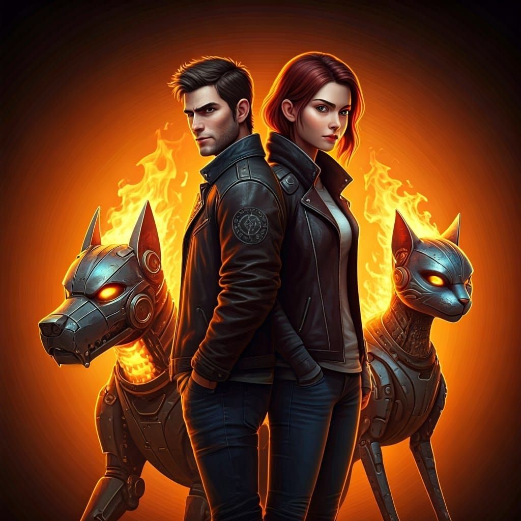 High-Octane Heroes Standing Back-to-Back with Fiercely Loyal...