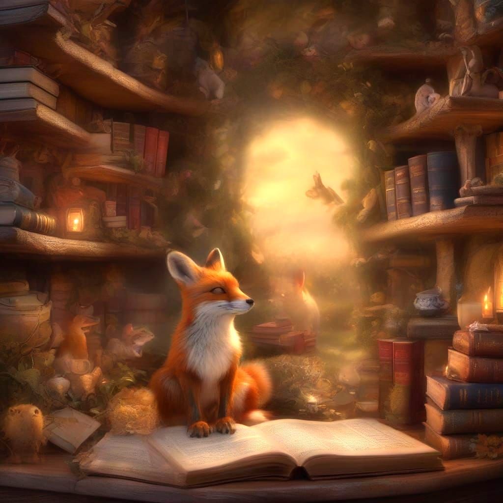 Rabbit Hole Tea Party: Hyperrealistic Animal Fantasy