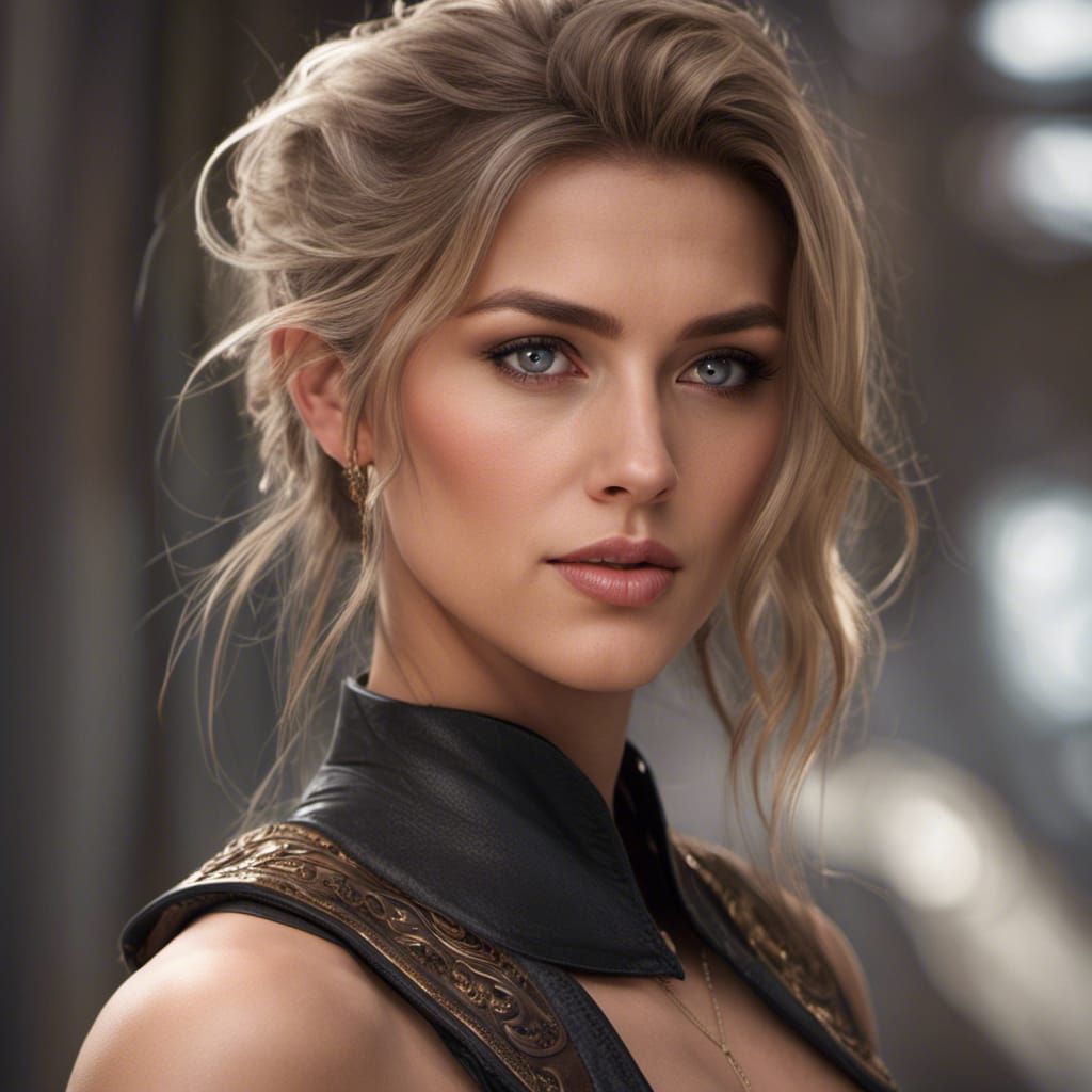 Tomboy in Dark Fantasy Concept Art