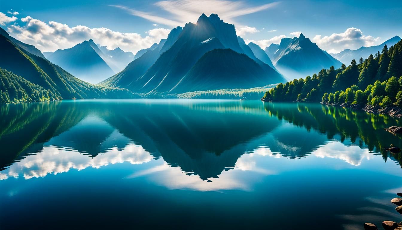 Mystical Lake of Reflections: Spirits and Memories