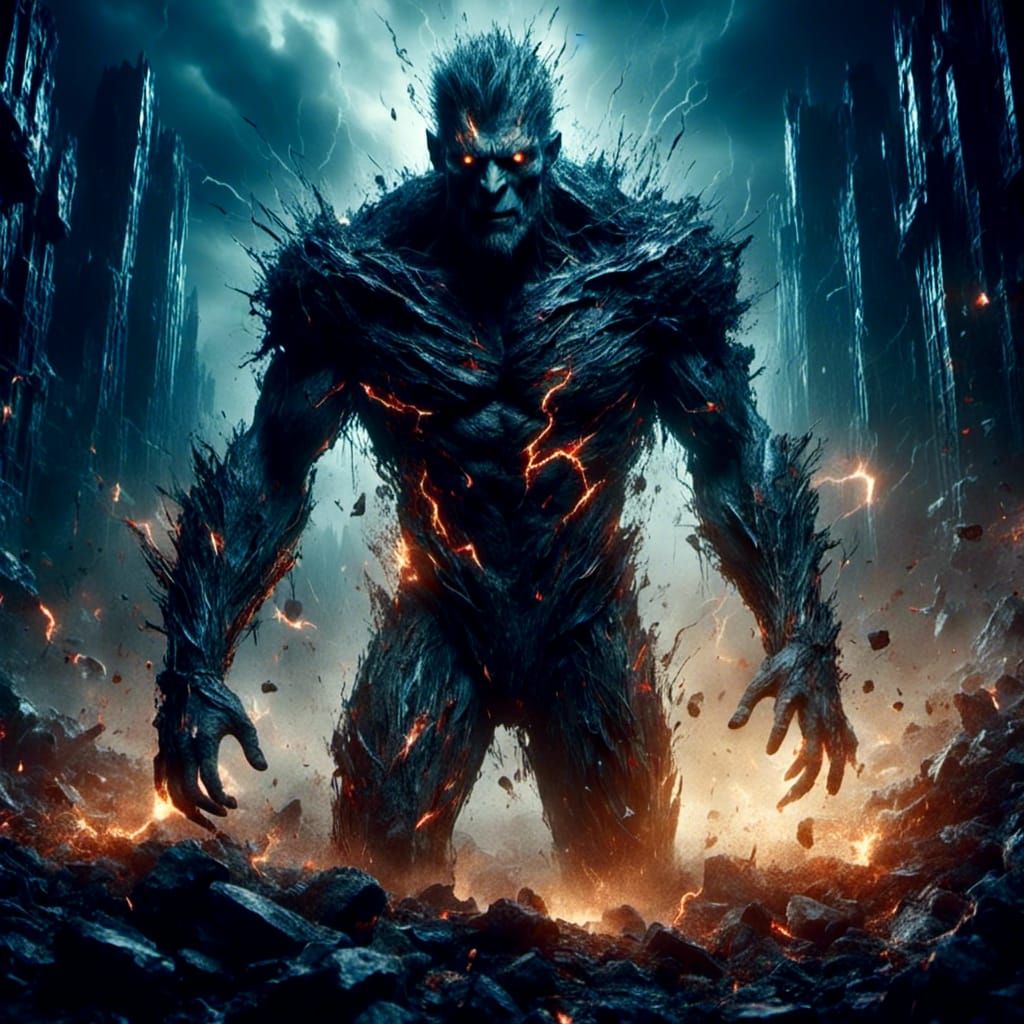 Frankenstein's Monster Awakens in Thunderstorm