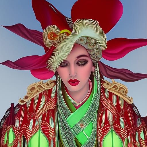 Blonde Hair in Renaissance Style: A Botticelli-Inspired Port...