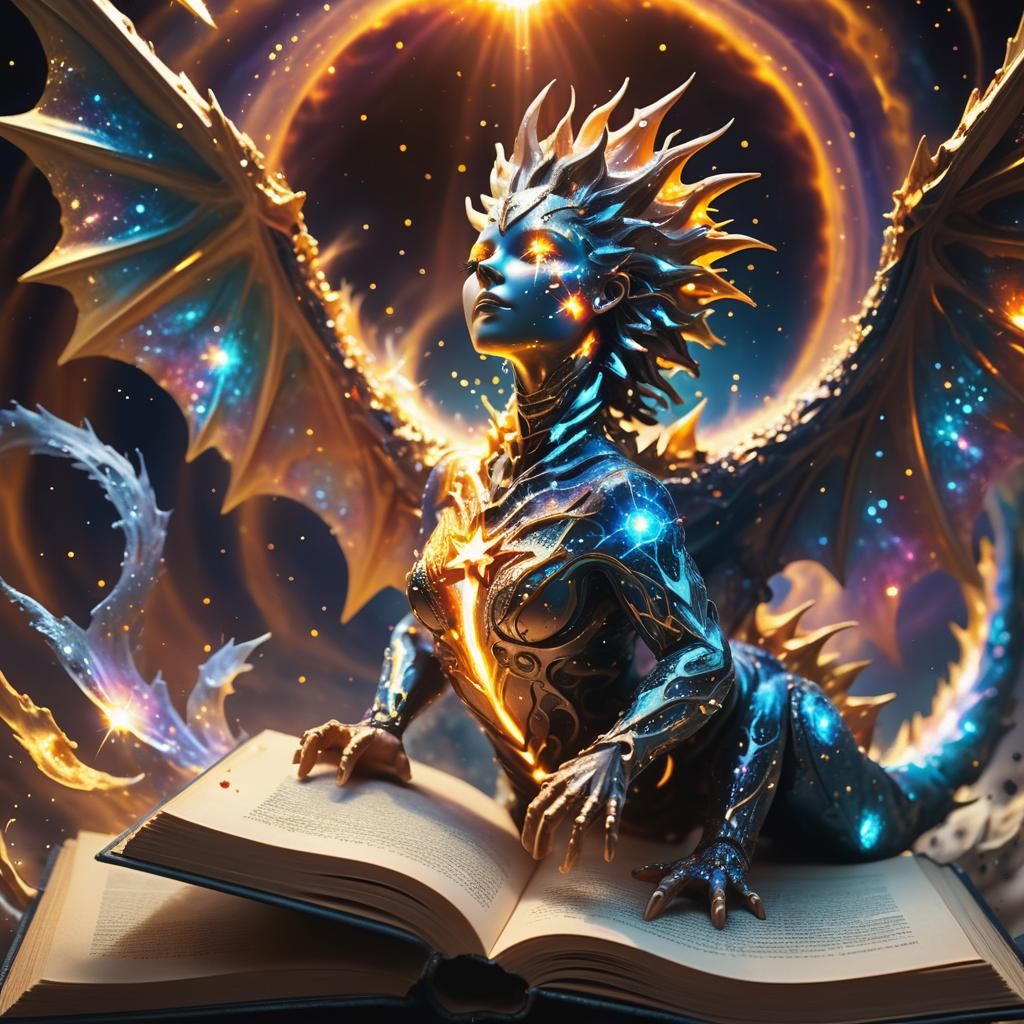 Surreal Astral Explosion in a Digital Art Style