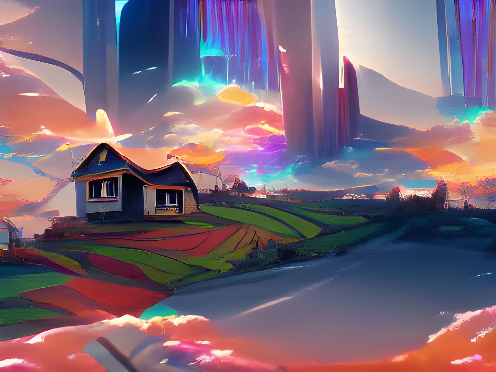 Vivid 8k Art of a Beautiful Home