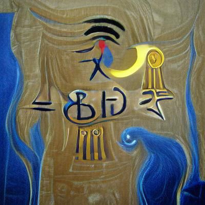 Egyptian Hieroglyphics: Sigil of Nuit and Geb