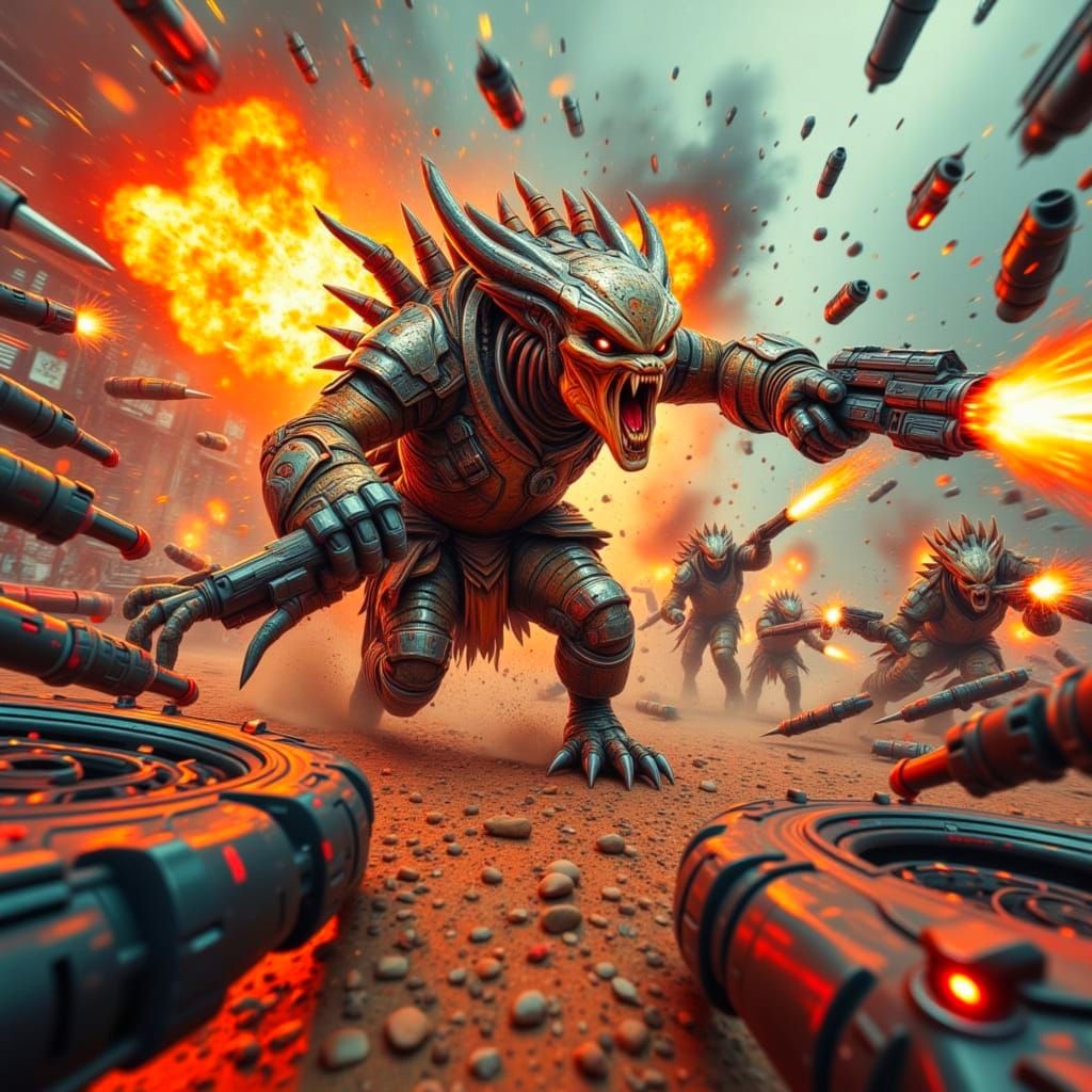 Electric Chaos in a Flaming Tonka Car Frenzy