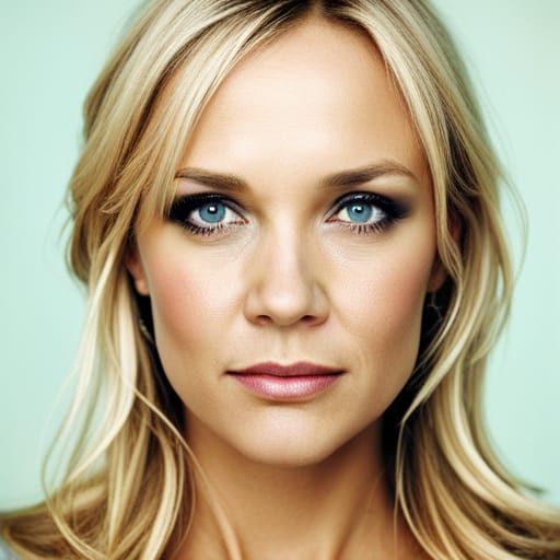 Hyperrealistic Color Portrait in the Style of Schoeller