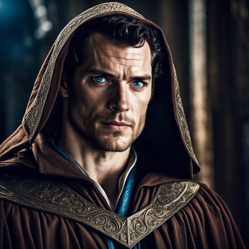 Hyperrealistic Wizard Portrait with Intricate Details