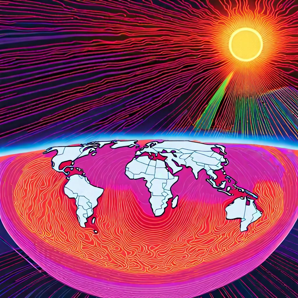 Neon Coronal Mass Ejection: 3D Atmospheric Impact