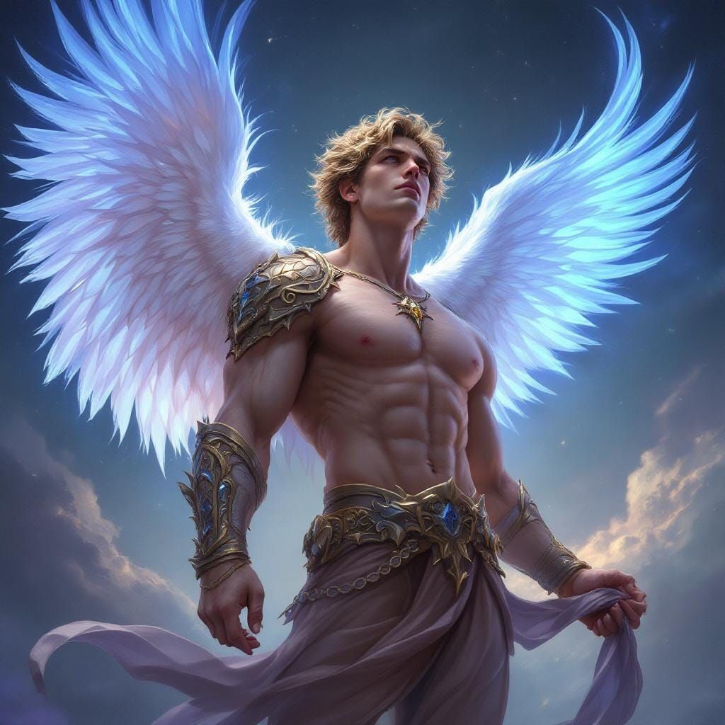 Fantasy Archangel Michael Portrait