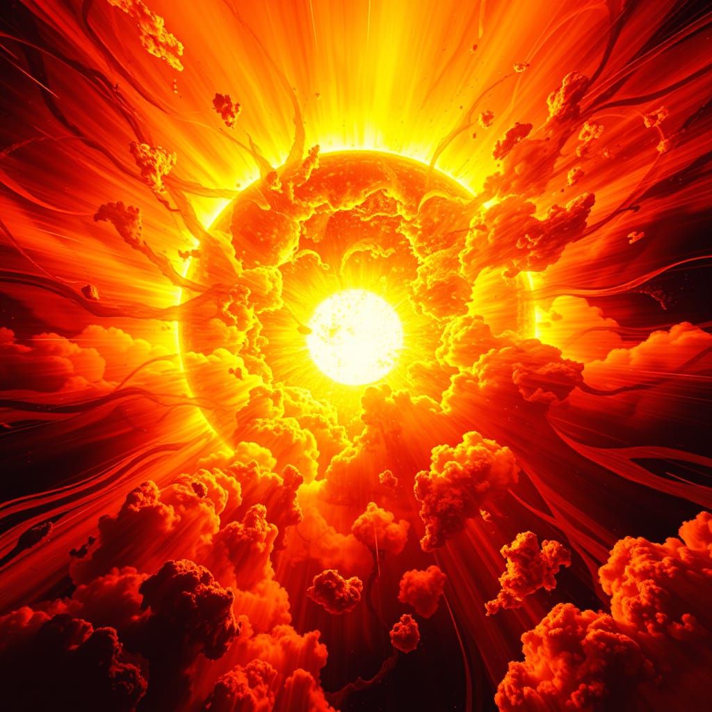 Surreal Solar Eclipse Unleashes Vibrant Cosmic Energy