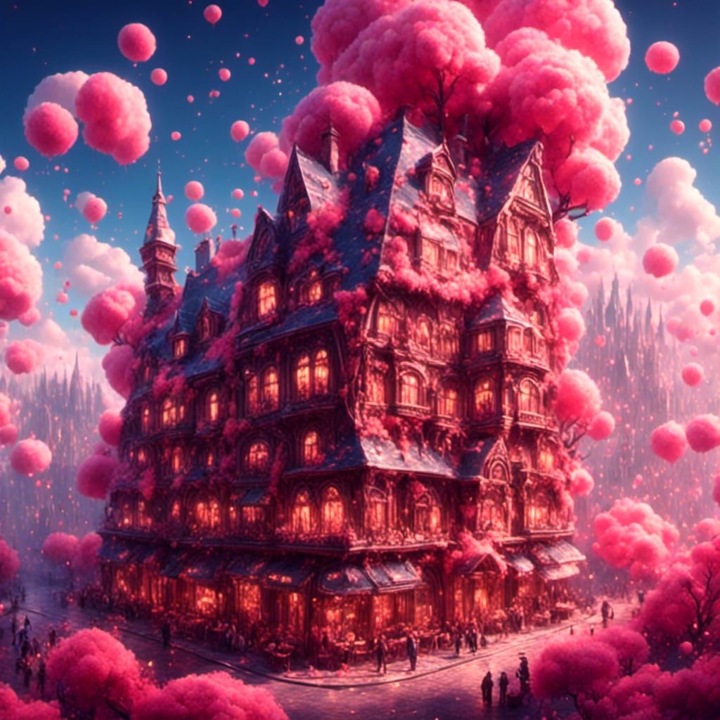 Cake City: A Fluffy Fantasy Landscape