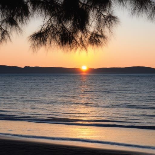 Picturesque Beach Sunset: Professional Photography