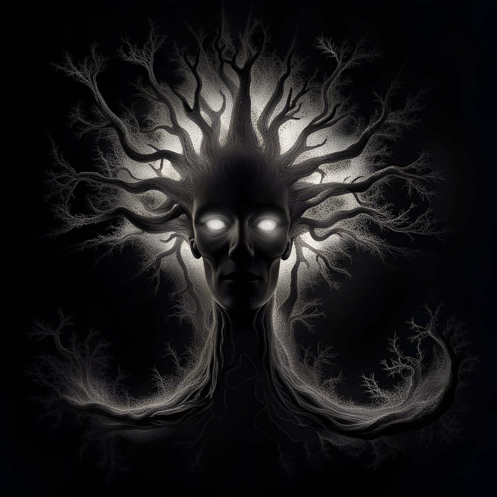 Eldritch Spirit Captured in Antique Daguerreotype