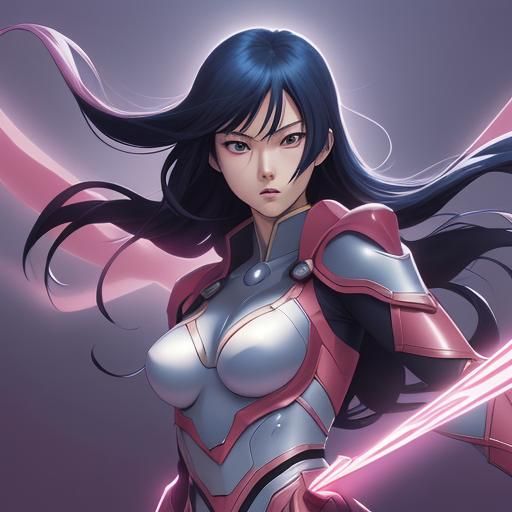 Anime Japanese Superheroine Manga Scan