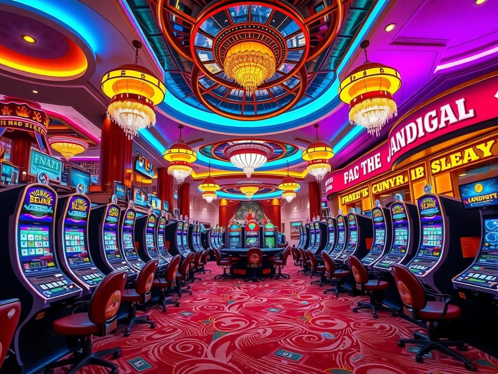 Luxurious Casino in Jackpot Heaven: Hyper-Realistic HDR