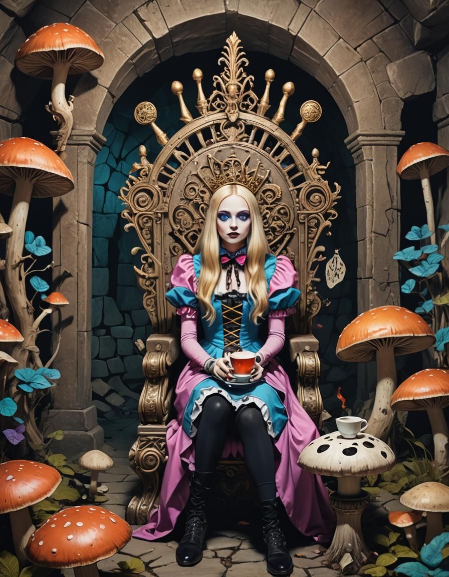 "Queen Alice" : Pop Art