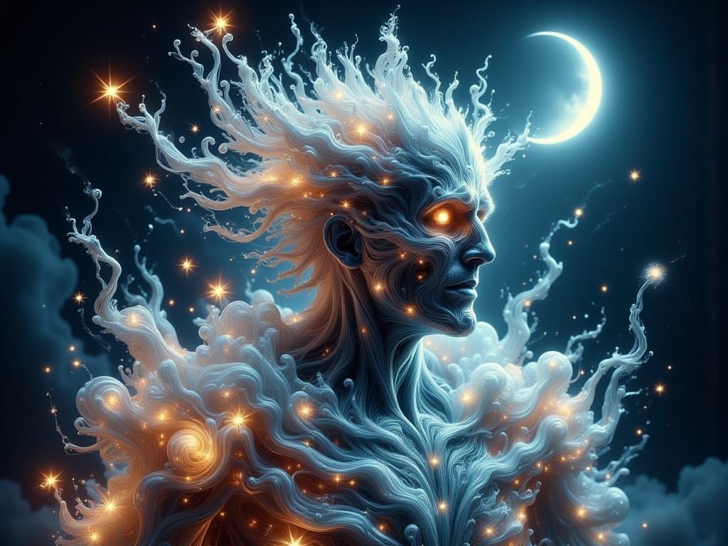 Eldritch God of Plague Made of Soap Bubbles