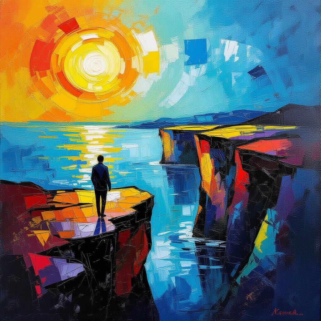 Expressionist Art of Living on the Edge