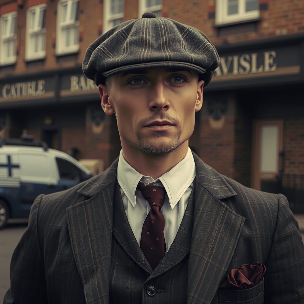 Compassionate Gangster in Birmingham Harbour, Noir Style