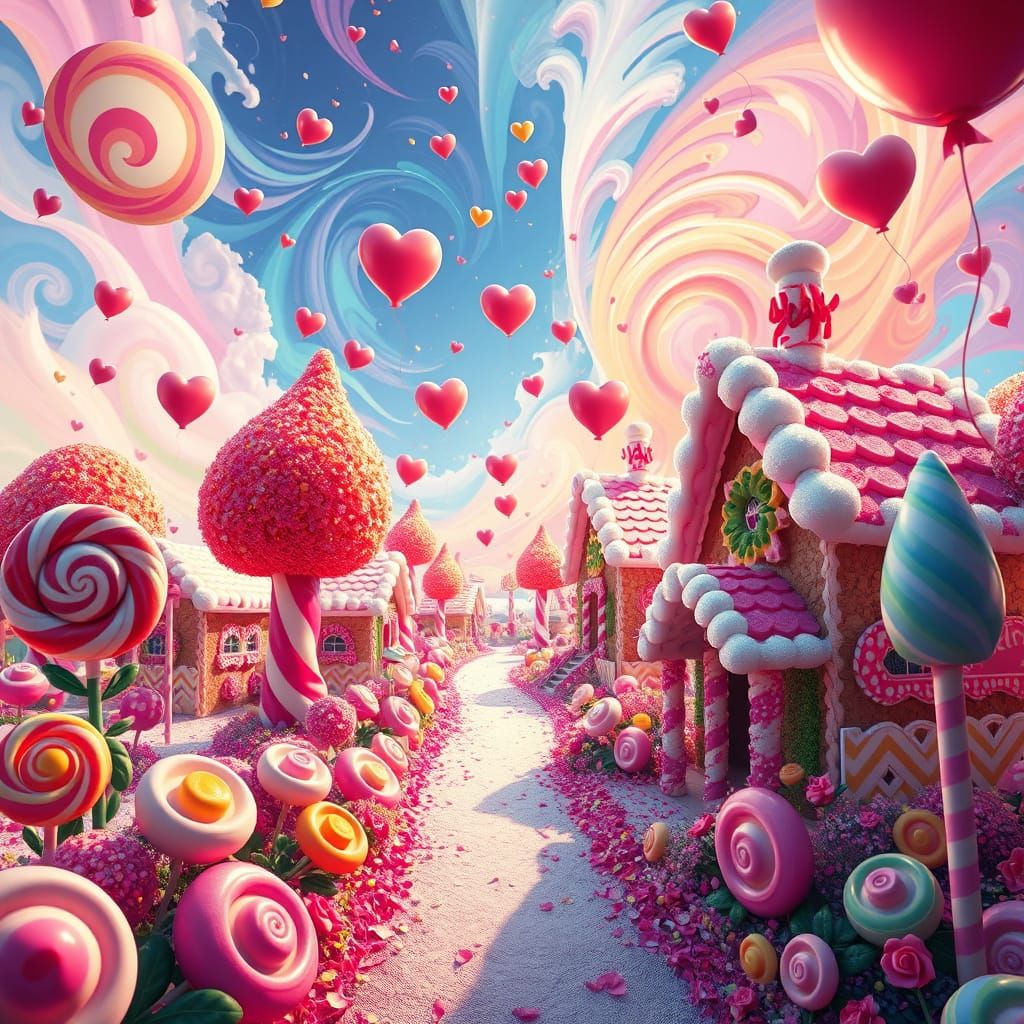 Whimsical Wonderland of Love and Happiness