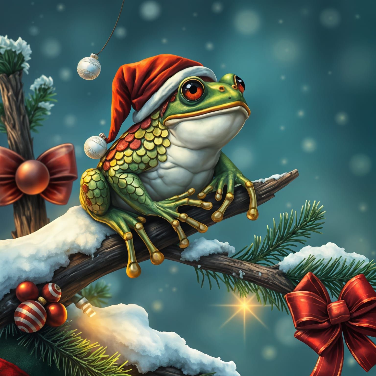 Christmas Toad