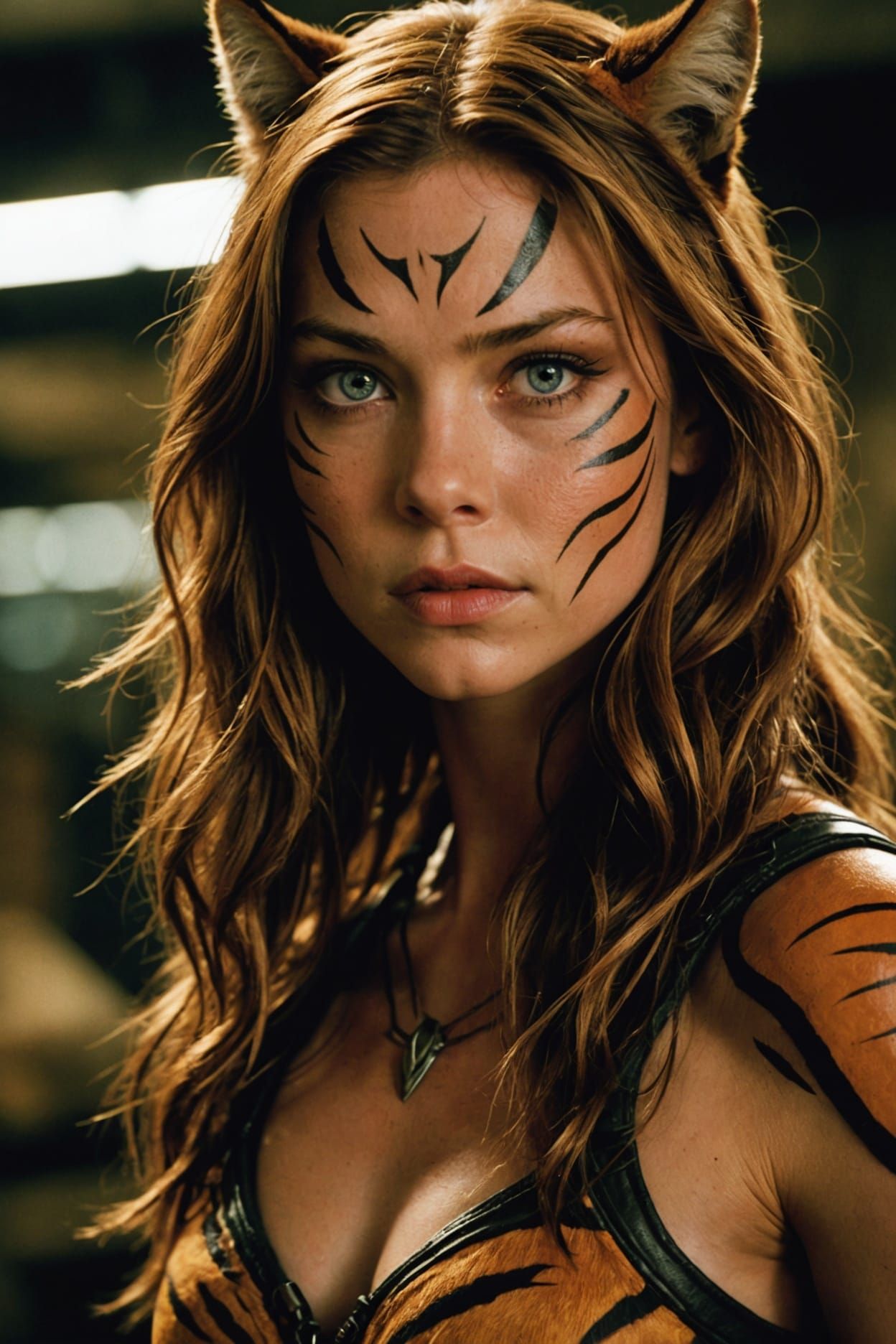 Cinematic Tigra the Were-Woman Live-Action Film Still