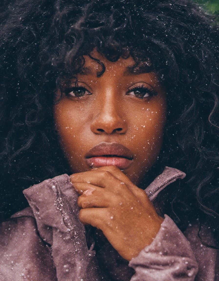 Sza Snoozing Peacefully in the Rain