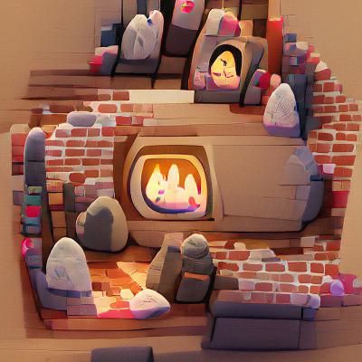 Inviting Fireplace Creates Cozy Atmosphere