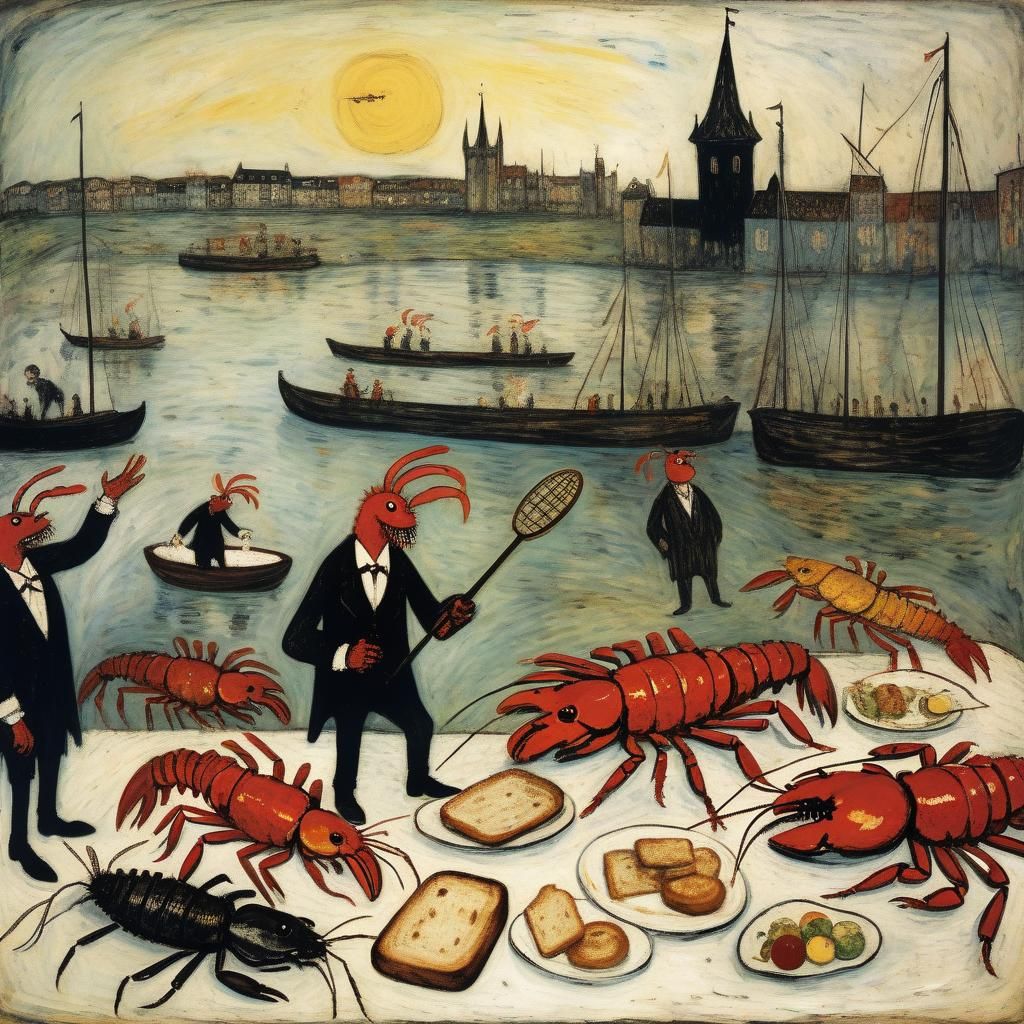 Surreal Still Life Inspired by Ensor and Claesz