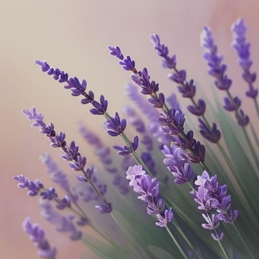 Lavender and Mocha Watercolor Art